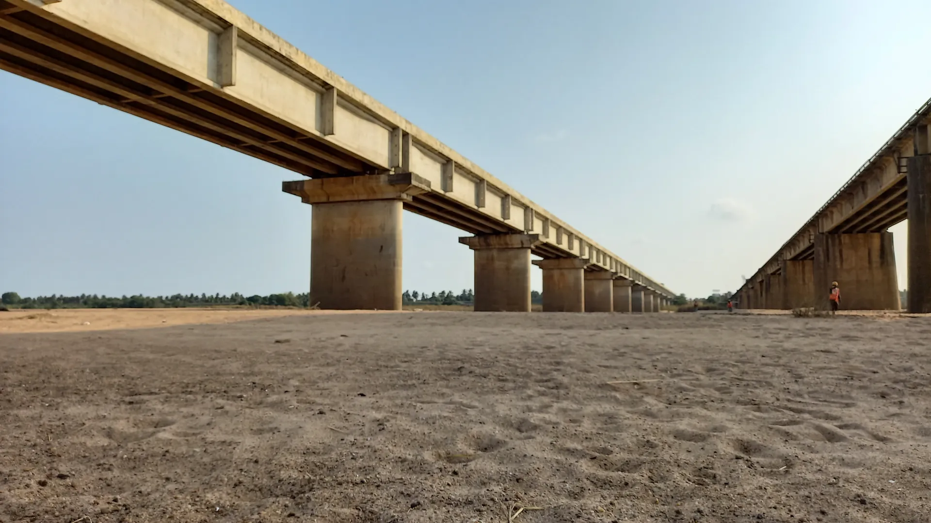 Major Bridge Rehabilitation – NH-16, Gowthami River, Andhra Pradesh – site photograph